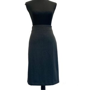 PHILOSOPHY dark charcoal gray stretchy pencil skirt Sz 10